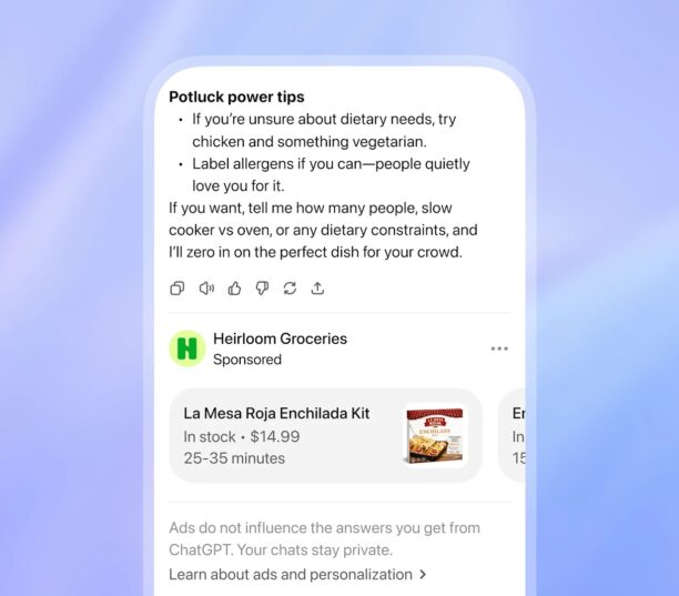 Illustration des publicités ChatGPT