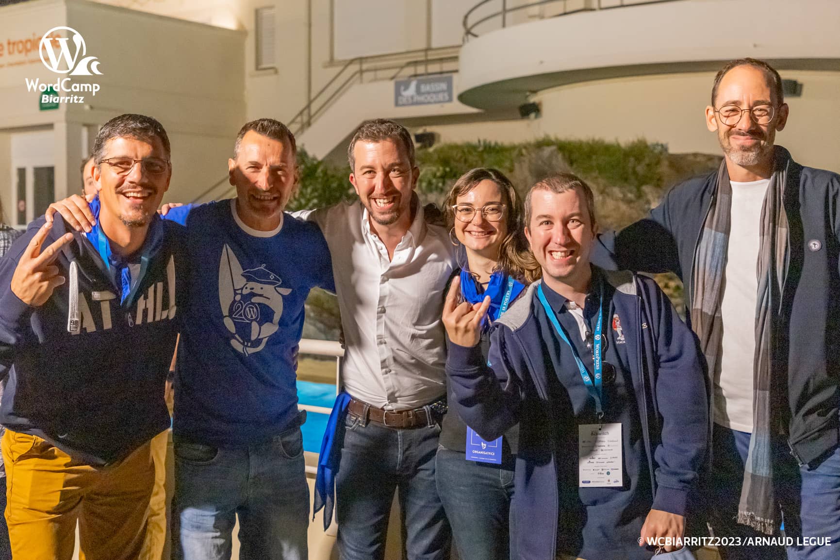 WordCamp Biarritz 2023 - The organizing team