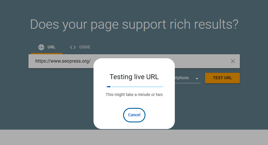 Add Meta Tags in WordPress: Step-by-Step Plugin Method插图6 Test WordPress meta tags with Google Rich Results test