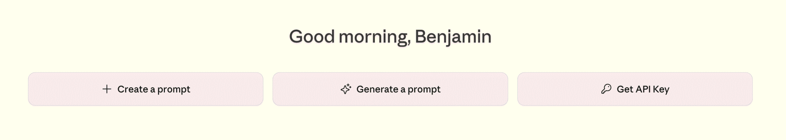 Welcome screen - Claude AI