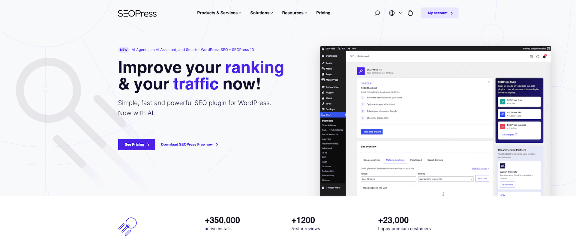 SEOPress: best WordPress SEO plugin for agencies