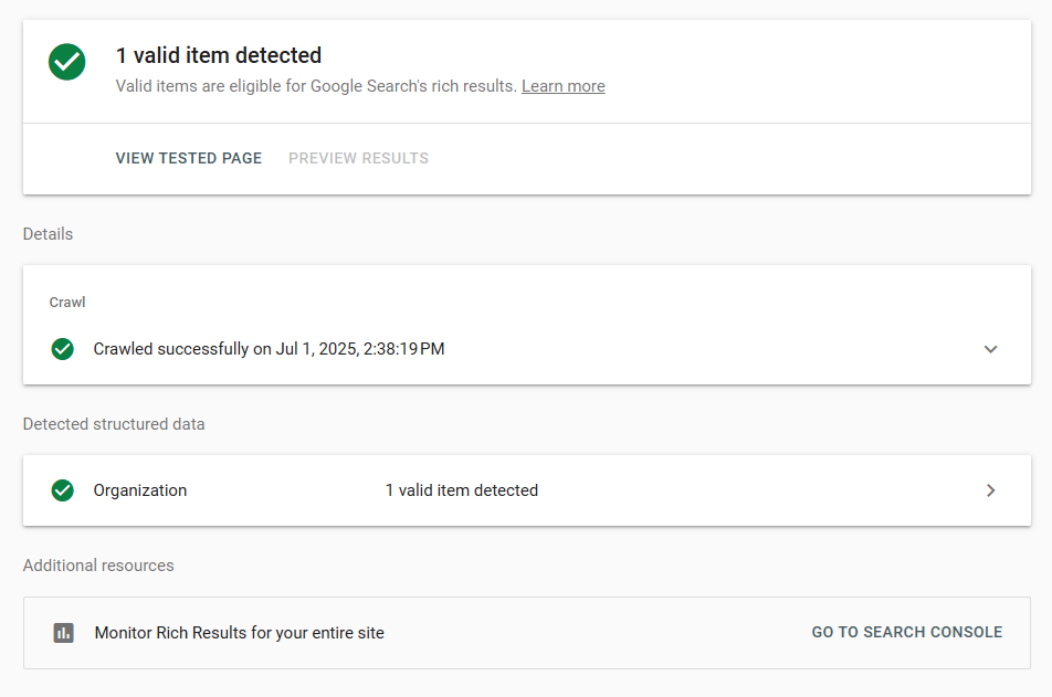 Using Google’s Rich Results Test for WordPress local SEO