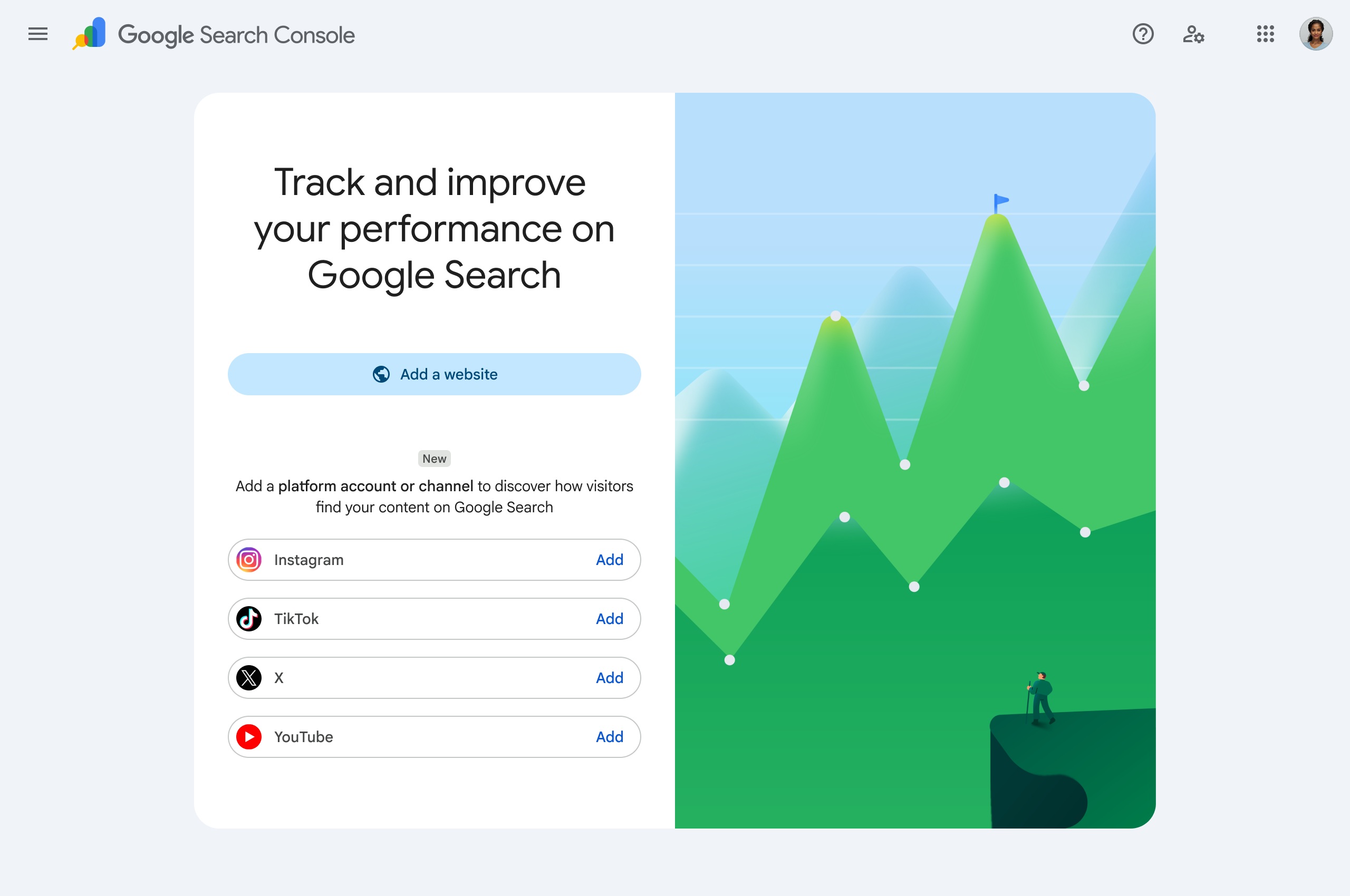Screenshot from Google Search Console