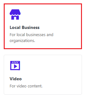Choosing the Local Business schema type in SEOPress PRO